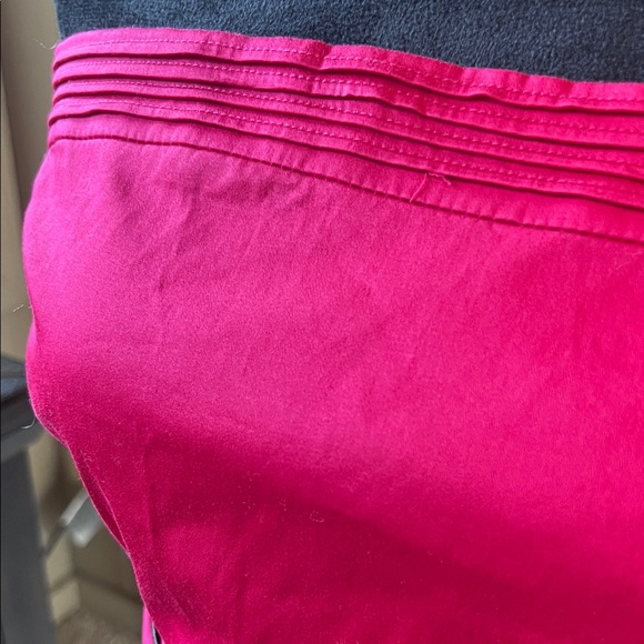 Strapless Fusia dress with pockets - Picture 8 of 9